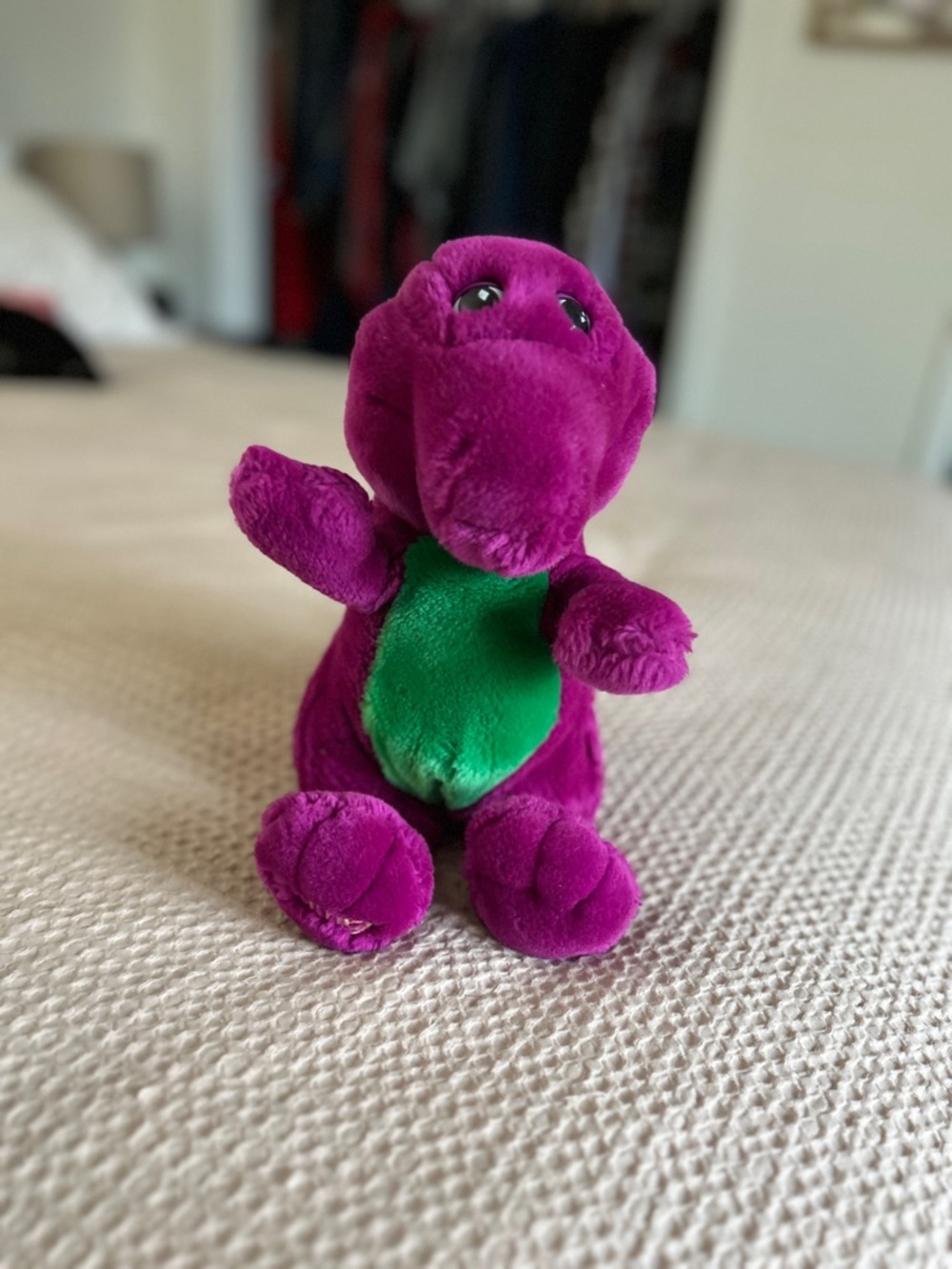 *SOLD* Vintage 90s Barney Stuffed Animal